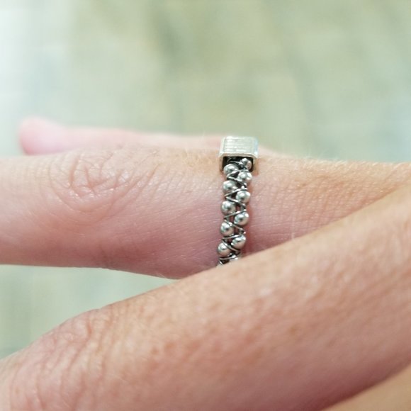 Mignon Faget Halo Ring in Stainless Steel - Picture 4 of 4